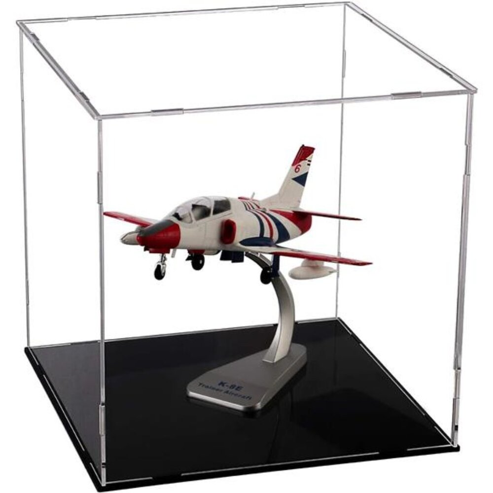 Display Case for Collectibles Assemble Clear Acrylic Box Alternative Glass Case